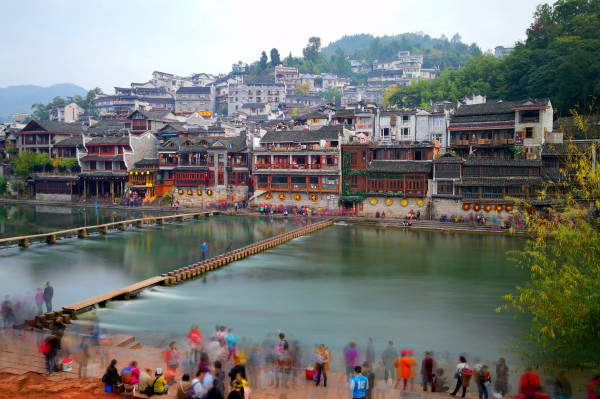 《凤凰古城的早午晚》